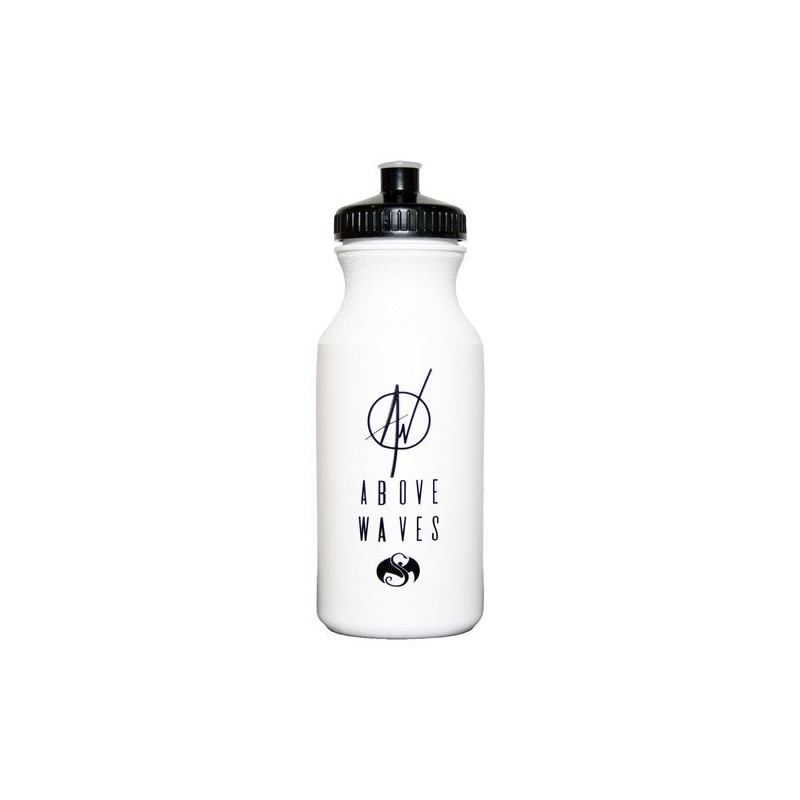 Above Waves - White Logo Water Bottle