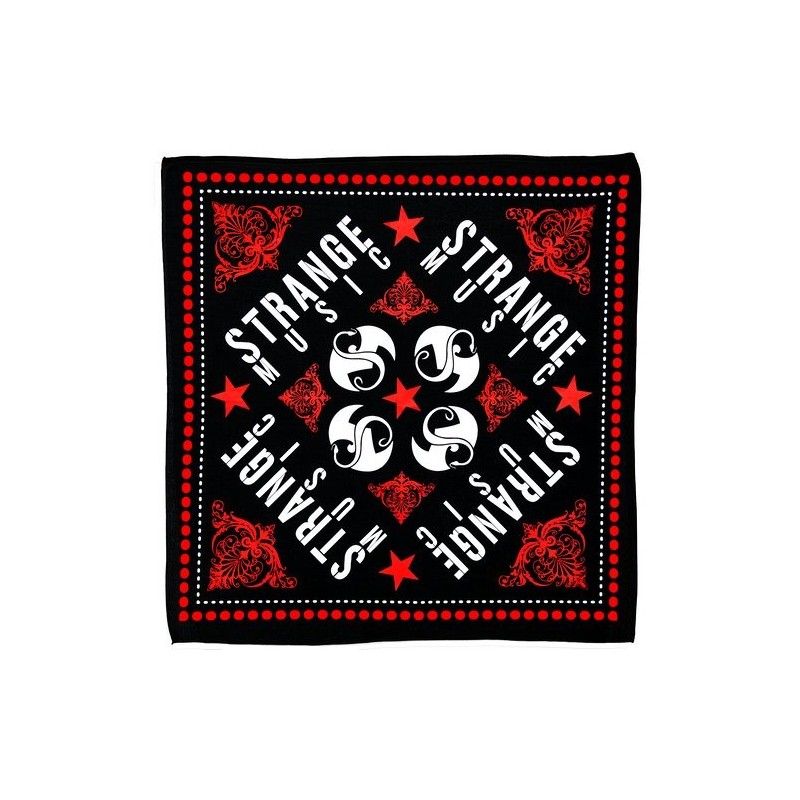 Strange Music - Black Flourish Bandana