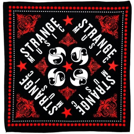 Strange Music - Black Flourish Bandana