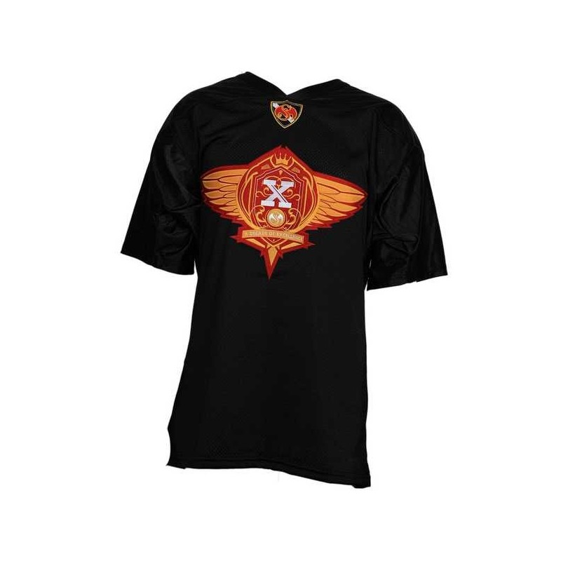 Strange Music Black Crest Football Jersey