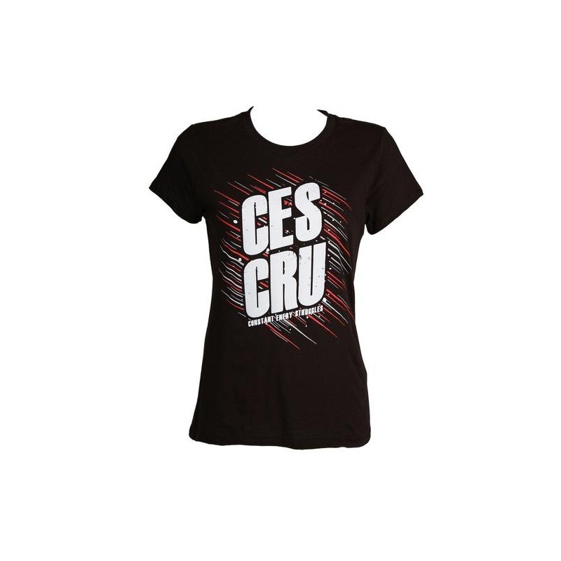 Ces Cru - Black Streaks Ladies T-Shirt