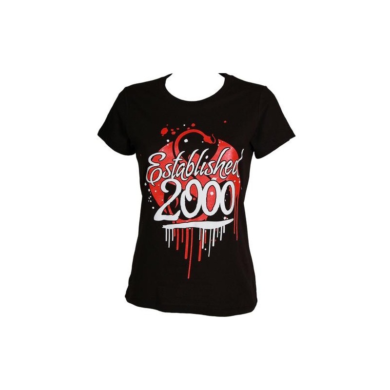 Strange Music - Black Established Ladies T-Shirt