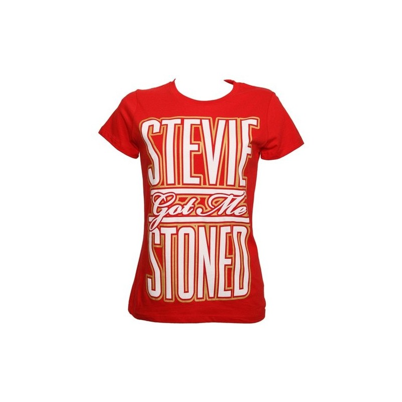 Stevie Stone - Red Stoned Ladies T-Shirt