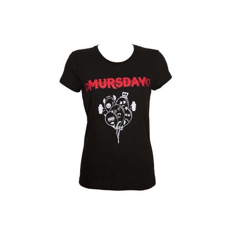 ¡MURSDAY! - Black Logo Bombs Ladies T-Shirt
