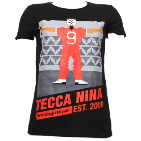 Tech N9ne - Black Retro Ladies T-Shirt
