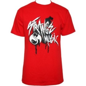 Strange Music - Red Shattered T-Shirt