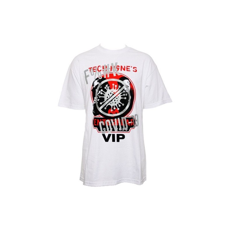 Tech N9ne - White COVID-19 Overprint VIP T-Shirt
