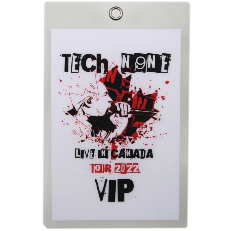 Tech N9ne - King Iso - Live In Canada VIP Laminate Image 1