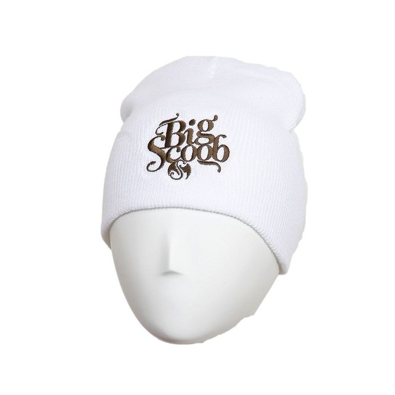Big Scoob - White Embroidered Skull Cap