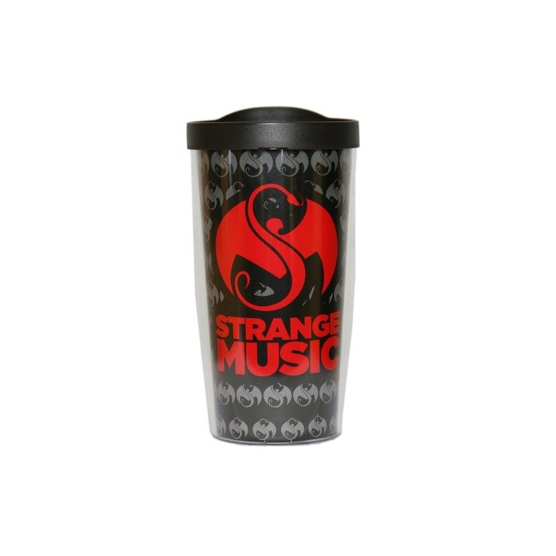 Strange Music - Black Travel Tumbler